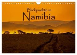 Blickpunkte in Namibia (Wandkalender 2024 DIN A4 quer), CALVENDO Monatskalender