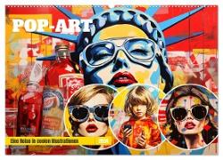 Pop-Art. Eine Reise in coolen Illustrationen (Wandkalender 2024 DIN A2 quer), CALVENDO Monatskalender