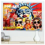 Pop-Art. Eine Reise in coolen Illustrationen (hochwertiger Premium Wandkalender 2024 DIN A2 quer), Kunstdruck in Hochglanz