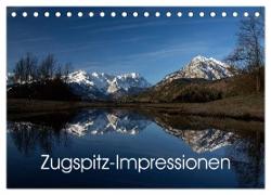 Zugspitz-Impressionen (Tischkalender 2024 DIN A5 quer), CALVENDO Monatskalender