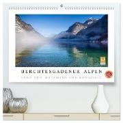 Berchtesgadener Alpen - Land von Watzmann und Königssee (hochwertiger Premium Wandkalender 2024 DIN A2 quer), Kunstdruck in Hochglanz