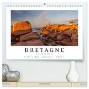 Bretagne - Zauber der Côte de Granit Rose (hochwertiger Premium Wandkalender 2024 DIN A2 quer), Kunstdruck in Hochglanz
