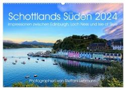 Schottlands Süden 2024. Impressionen zwischen Edinburgh, Loch Ness und Isle of Skye (Wandkalender 2024 DIN A2 quer), CALVENDO Monatskalender