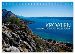 Kroatien - Split und die dalmatinische Küste (Tischkalender 2024 DIN A5 quer), CALVENDO Monatskalender