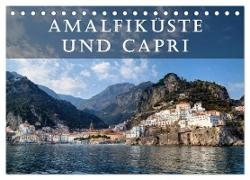 Amalfiküste und Capri (Tischkalender 2024 DIN A5 quer), CALVENDO Monatskalender