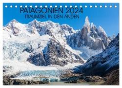 Patagonien 2024 - Traumziel in den Anden (Tischkalender 2024 DIN A5 quer), CALVENDO Monatskalender