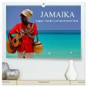 JAMAIKA Reggae, Rastafari und paradiesische Natur. (hochwertiger Premium Wandkalender 2024 DIN A2 quer), Kunstdruck in Hochglanz