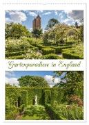 Gartenparadiese in England (Wandkalender 2024 DIN A2 hoch), CALVENDO Monatskalender