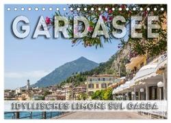 GARDASEE Idyllisches Limone sul Garda (Tischkalender 2024 DIN A5 quer), CALVENDO Monatskalender