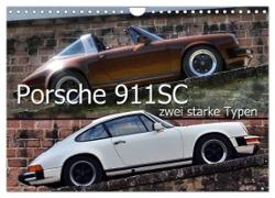 Porsche 911SC - zwei starke Typen (Wandkalender 2024 DIN A4 quer), CALVENDO Monatskalender