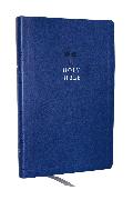 KJV Holy Bible, Value Ultra Thinline, Blue Leathersoft, Red Letter, Comfort Print