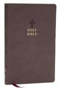 NKJV Holy Bible, Value Ultra Thinline, Charcoal Leathersoft, Red Letter, Comfort Print