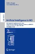 Artificial Intelligence in HCI