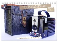 Boxkameras - Kultiges und manchmal klobiges Design (Tischkalender 2024 DIN A5 quer), CALVENDO Monatskalender