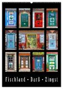 Türen - Meisterwerke aus Fischland, Darß und Zingst (Wandkalender 2024 DIN A2 hoch), CALVENDO Monatskalender