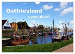 Ostfriesland verzaubert! (Wandkalender 2024 DIN A4 quer), CALVENDO Monatskalender