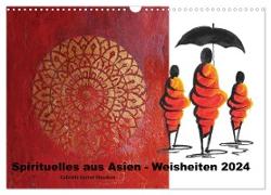 Spirituelles aus Asien - Weisheiten 2024 (Wandkalender 2024 DIN A3 quer), CALVENDO Monatskalender