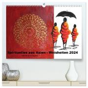 Spirituelles aus Asien - Weisheiten 2024 (hochwertiger Premium Wandkalender 2024 DIN A2 quer), Kunstdruck in Hochglanz