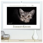 Zauberhafte Kätzchen (hochwertiger Premium Wandkalender 2024 DIN A2 quer), Kunstdruck in Hochglanz