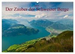 Der Zauber der Schweizer Berge (Wandkalender 2024 DIN A2 quer), CALVENDO Monatskalender