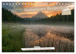 Verzauberte Bergwelten (Tischkalender 2024 DIN A5 quer), CALVENDO Monatskalender