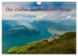 Der Zauber der Schweizer Berge (Wandkalender 2024 DIN A4 quer), CALVENDO Monatskalender