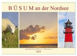Büsum an der Nordsee (Wandkalender 2024 DIN A3 quer), CALVENDO Monatskalender