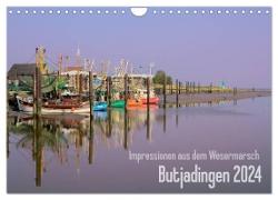 Impressionen aus dem Wesermarsch - Butjadingen 2024 (Wandkalender 2024 DIN A4 quer), CALVENDO Monatskalender