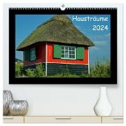 Hausträume 2024 (hochwertiger Premium Wandkalender 2024 DIN A2 quer), Kunstdruck in Hochglanz
