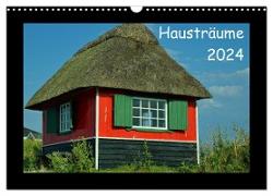 Hausträume 2024 (Wandkalender 2024 DIN A3 quer), CALVENDO Monatskalender