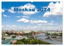 Moskau 2024 (Wandkalender 2024 DIN A2 quer), CALVENDO Monatskalender