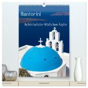 Santorini - Schönheit der Südlichen Ägäis (hochwertiger Premium Wandkalender 2024 DIN A2 hoch), Kunstdruck in Hochglanz
