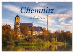 Chemnitz - Stadt und Natur (Wandkalender 2024 DIN A2 quer), CALVENDO Monatskalender
