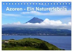 Azoren - Ein Naturerlebnis (Tischkalender 2024 DIN A5 quer), CALVENDO Monatskalender