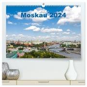 Moskau 2024 (hochwertiger Premium Wandkalender 2024 DIN A2 quer), Kunstdruck in Hochglanz