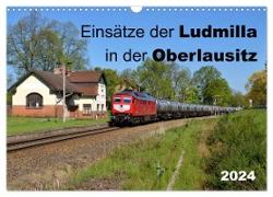 Einsätze der Ludmilla in der Oberlausitz 2024 (Wandkalender 2024 DIN A3 quer), CALVENDO Monatskalender