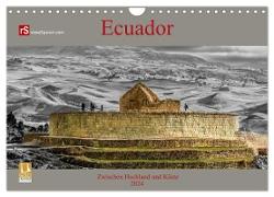 Ecuador 2024 Zwischen Hochland und Küste (Wandkalender 2024 DIN A4 quer), CALVENDO Monatskalender