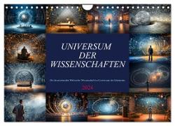 Universum der Wissenschaften (Wandkalender 2024 DIN A4 quer), CALVENDO Monatskalender