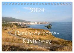 Camino del norte - Küstenweg (Tischkalender 2024 DIN A5 quer), CALVENDO Monatskalender
