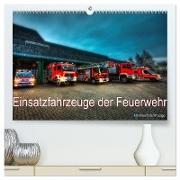Einsatzfahrzeuge der Feuerwehr (hochwertiger Premium Wandkalender 2024 DIN A2 quer), Kunstdruck in Hochglanz