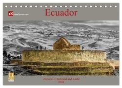 Ecuador 2024 Zwischen Hochland und Küste (Tischkalender 2024 DIN A5 quer), CALVENDO Monatskalender
