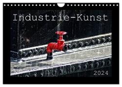 Industrie-Kunst 2024 (Wandkalender 2024 DIN A4 quer), CALVENDO Monatskalender