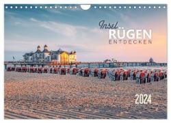 Rügen entdecken (Wandkalender 2024 DIN A4 quer), CALVENDO Monatskalender