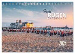 Rügen entdecken (Tischkalender 2024 DIN A5 quer), CALVENDO Monatskalender
