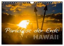 Paradiese der Erde - HAWAII (Wandkalender 2024 DIN A4 quer), CALVENDO Monatskalender