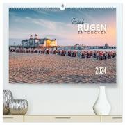 Rügen entdecken (hochwertiger Premium Wandkalender 2024 DIN A2 quer), Kunstdruck in Hochglanz