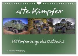 alte Kämpfer- Militärfahrzeuge des Ostblocks (Wandkalender 2024 DIN A4 quer), CALVENDO Monatskalender