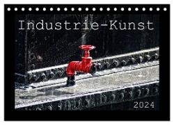 Industrie-Kunst 2024 (Tischkalender 2024 DIN A5 quer), CALVENDO Monatskalender