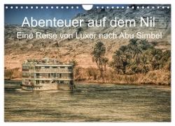 Abenteuer auf dem Nil. Eine Reise von Luxor nach Abu Simbel (Wandkalender 2024 DIN A4 quer), CALVENDO Monatskalender