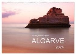 Strände, Felsen und Meer - ALGARVE 2024 (Wandkalender 2024 DIN A2 quer), CALVENDO Monatskalender